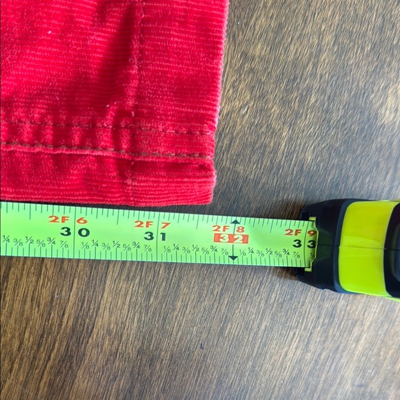 J. Crew Red Corduroy Boot Cut Jeans - Picture 7 of 11